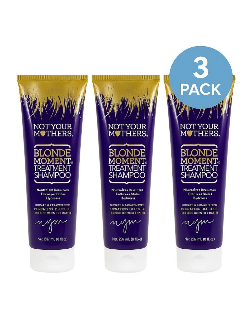 Not Your Mother's Blonde Moment Shampoo 8 oz – 3 Pack – New